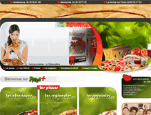 Tablet Screenshot of pizzaplus-74.fr